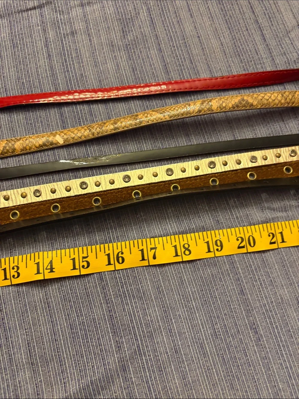 Bundle of 6 women’s belts